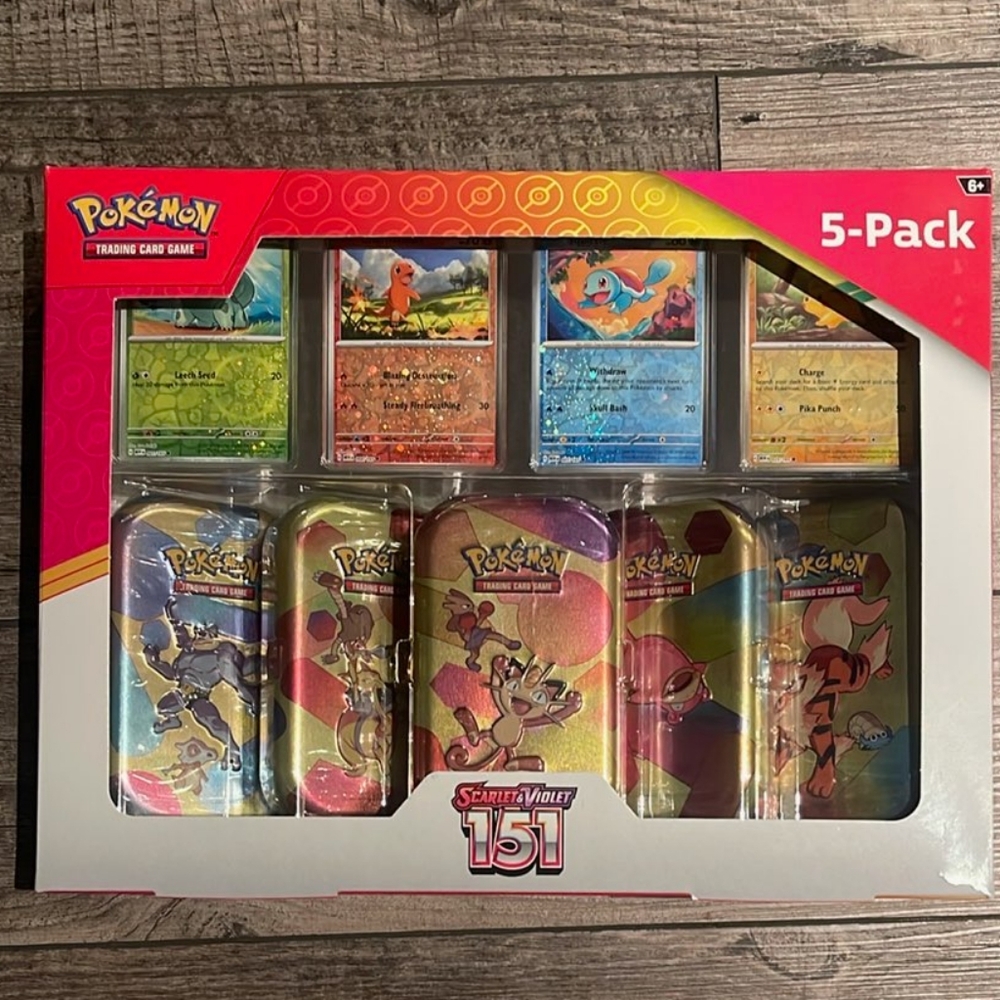 Pokemon Scarlet & Violet Trading Cards 5-Pack Set